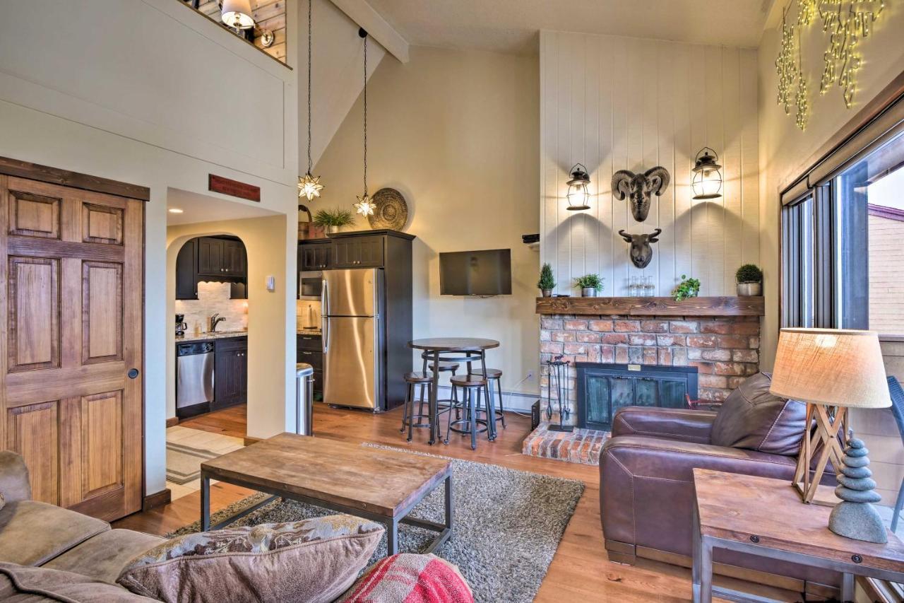 Cozy Breckenridge Condo At Base Of Peak 9! Exterior foto