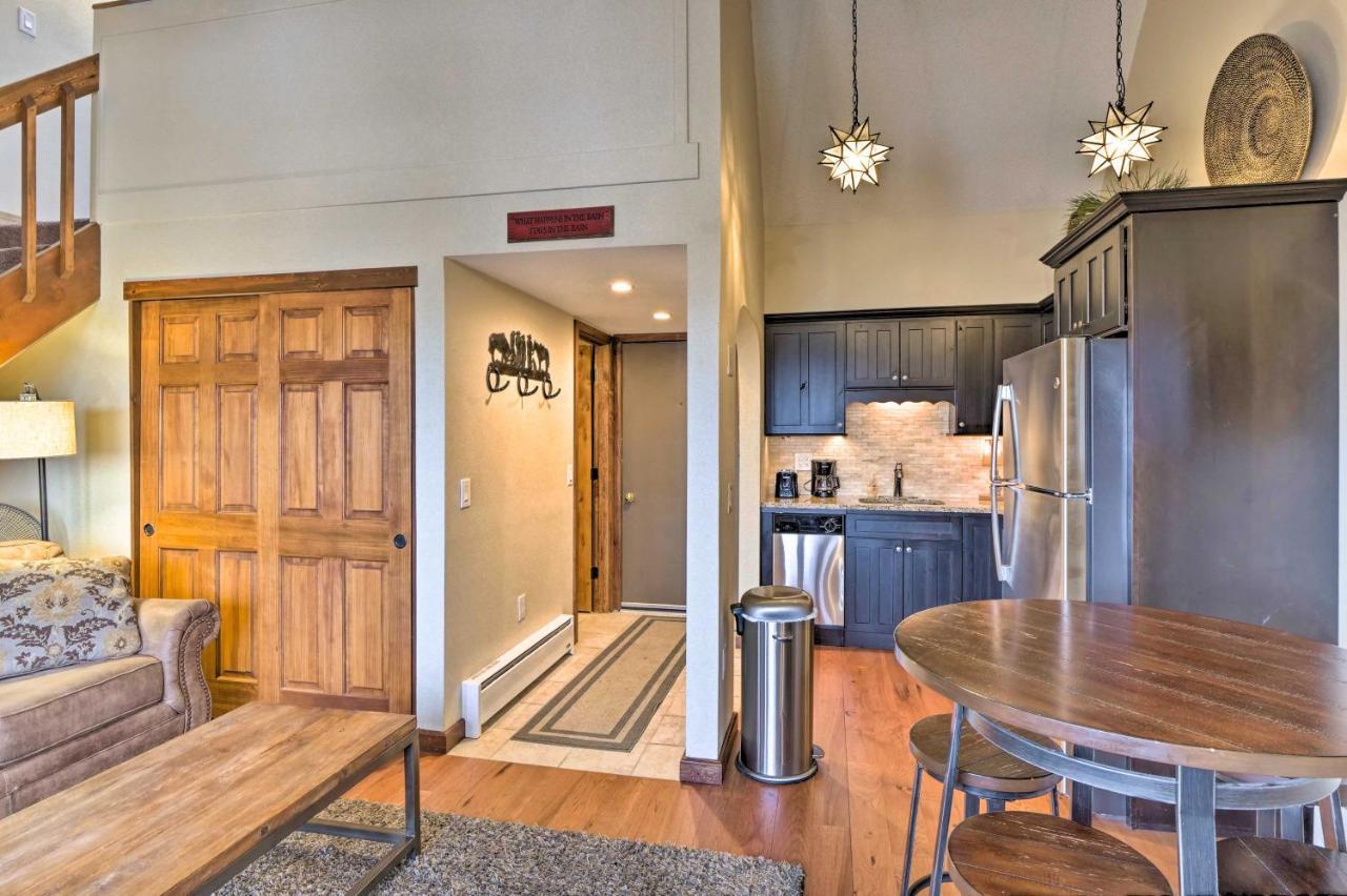 Cozy Breckenridge Condo At Base Of Peak 9! Exterior foto
