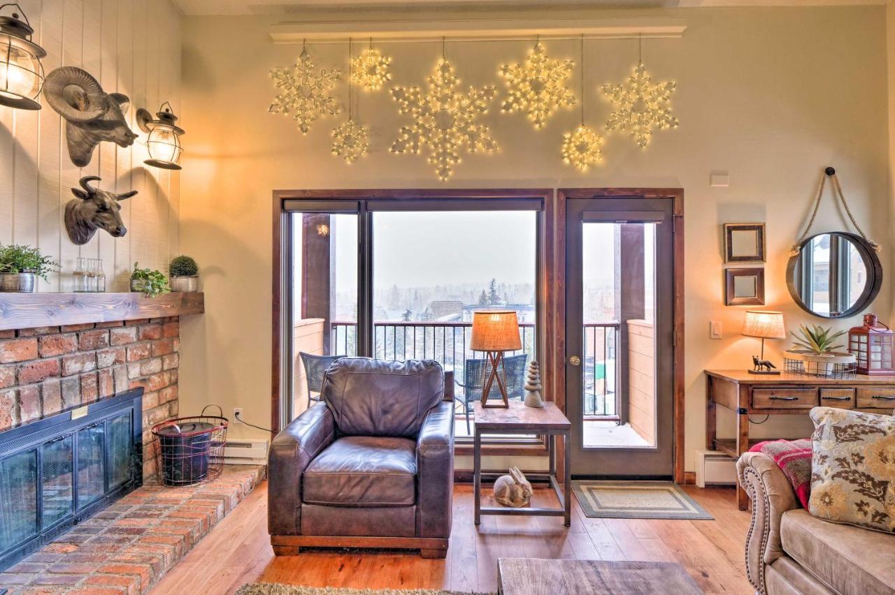 Cozy Breckenridge Condo At Base Of Peak 9! Exterior foto
